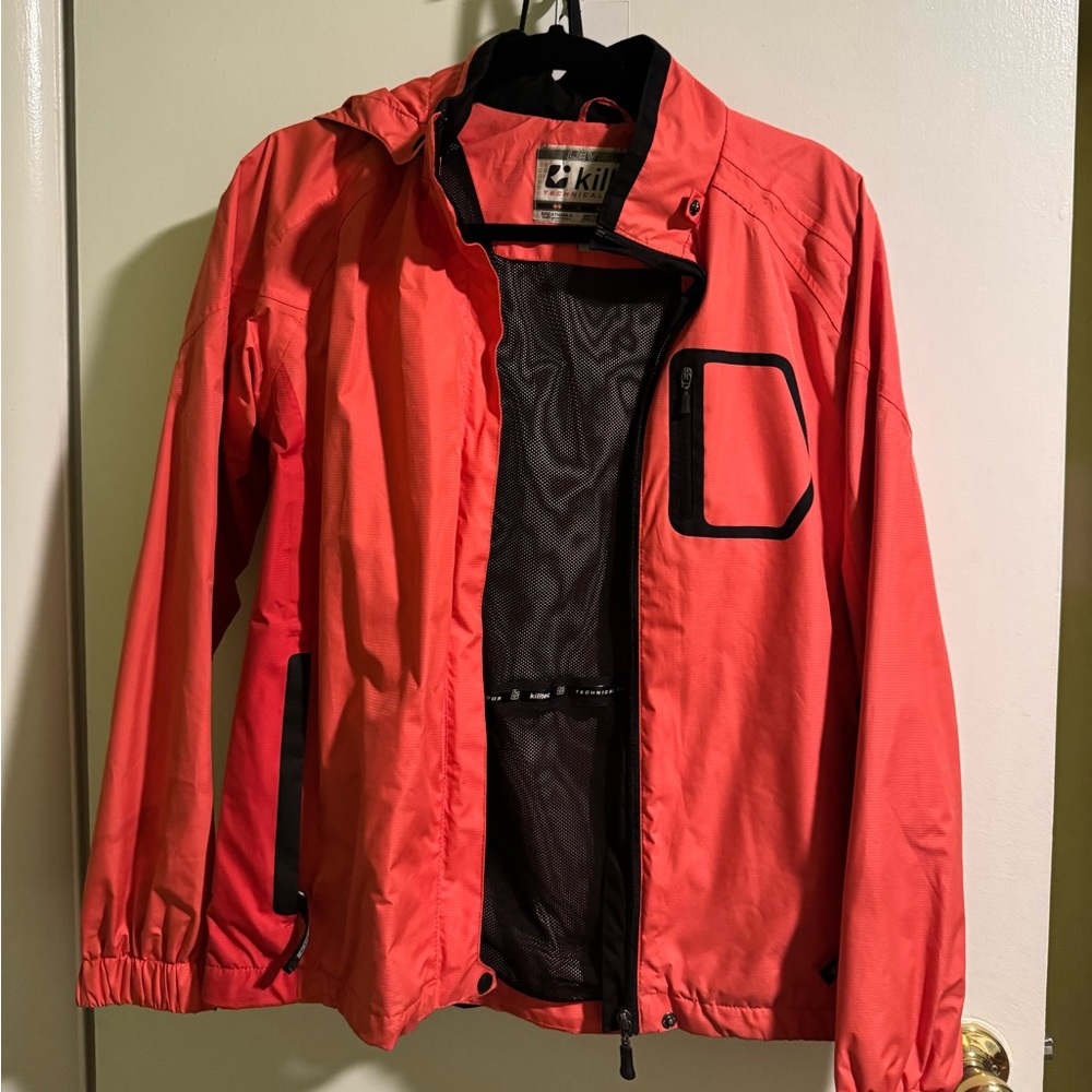 Orange Windbreaker
